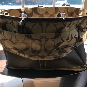 Coach diaper bag